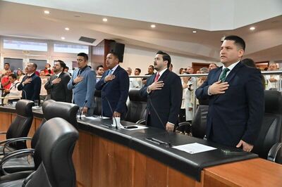 Primera sesión en el Congreso