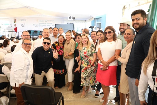 Inauguración del nuevo Hospital IMSS Bienestar en Santa Rosalía.