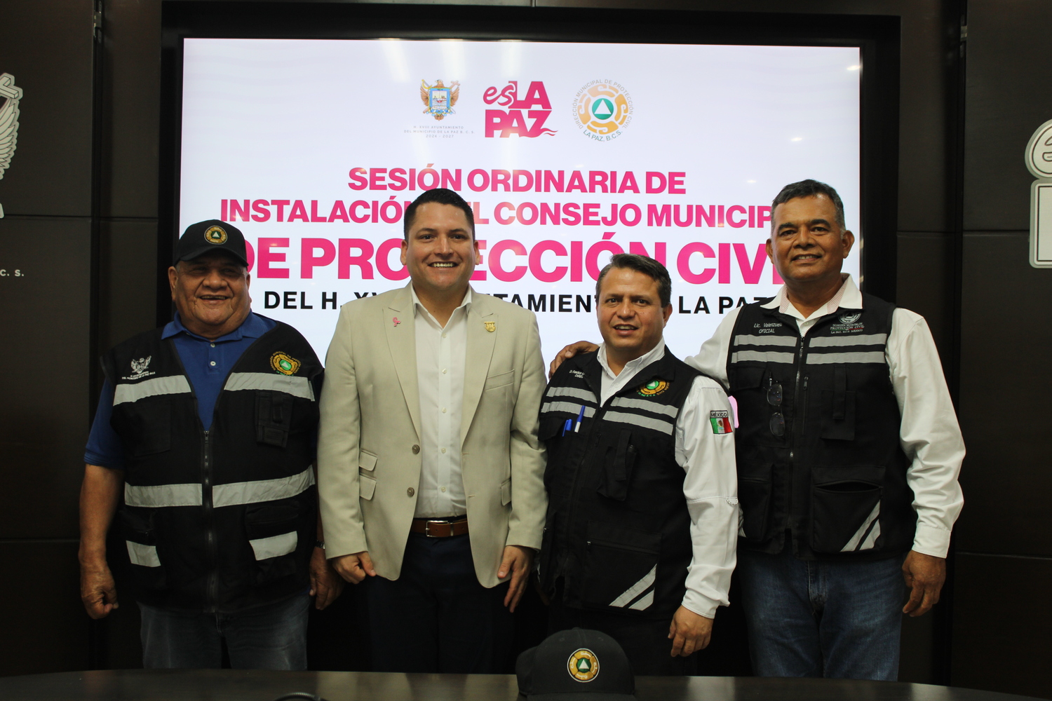 Sesión ordinaria de instalación del Consejo de Protección Civil del Ayuntamiento de La Paz