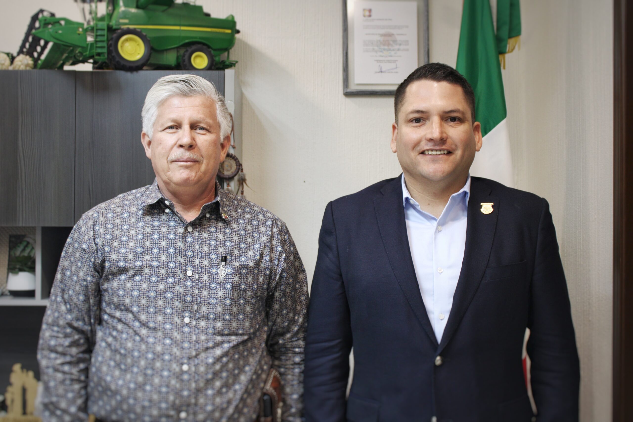 Reunión con el secretario de Pesca, Acuacultura y Desarrollo Agropecuario de nuestra entidad.
